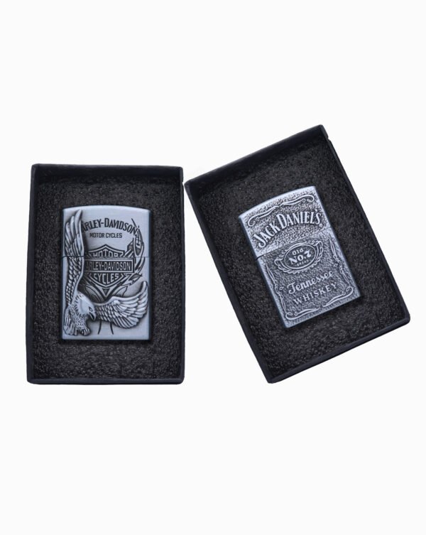 ( Pack Of 2 ) Harley Davidson ( Silver ) + Jack Danial’s (Silver)
