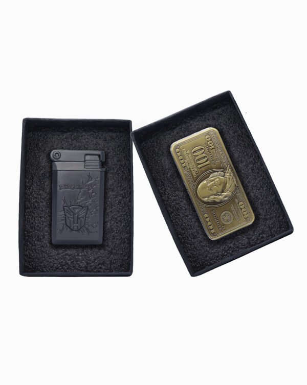 ( Pack Of 2 ) Transformer Lighter ( Grey ) + 100 Doller Lighter
